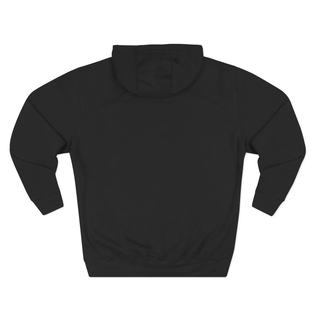 Outlined Heart Embroidered Fleece Hoodie
