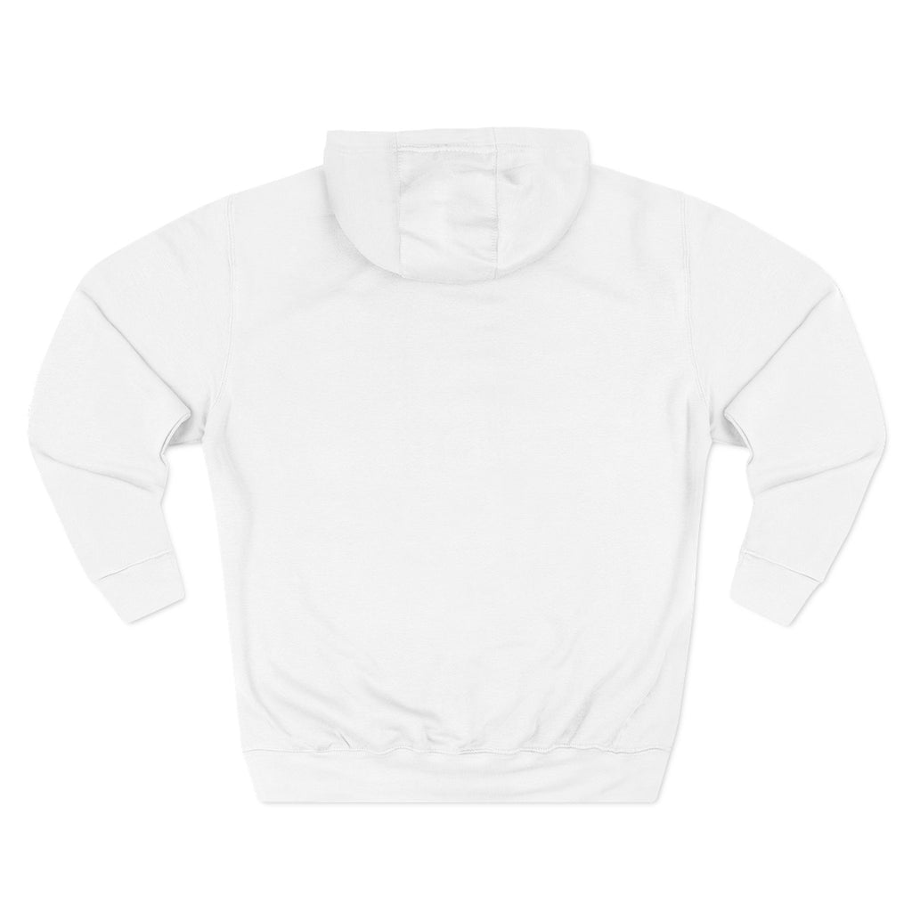 Outlined Heart Embroidered Fleece Hoodie