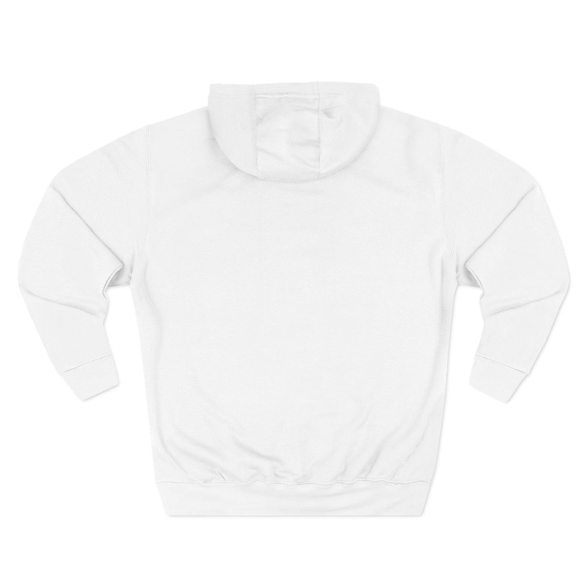 Outlined Heart Embroidered Fleece Hoodie