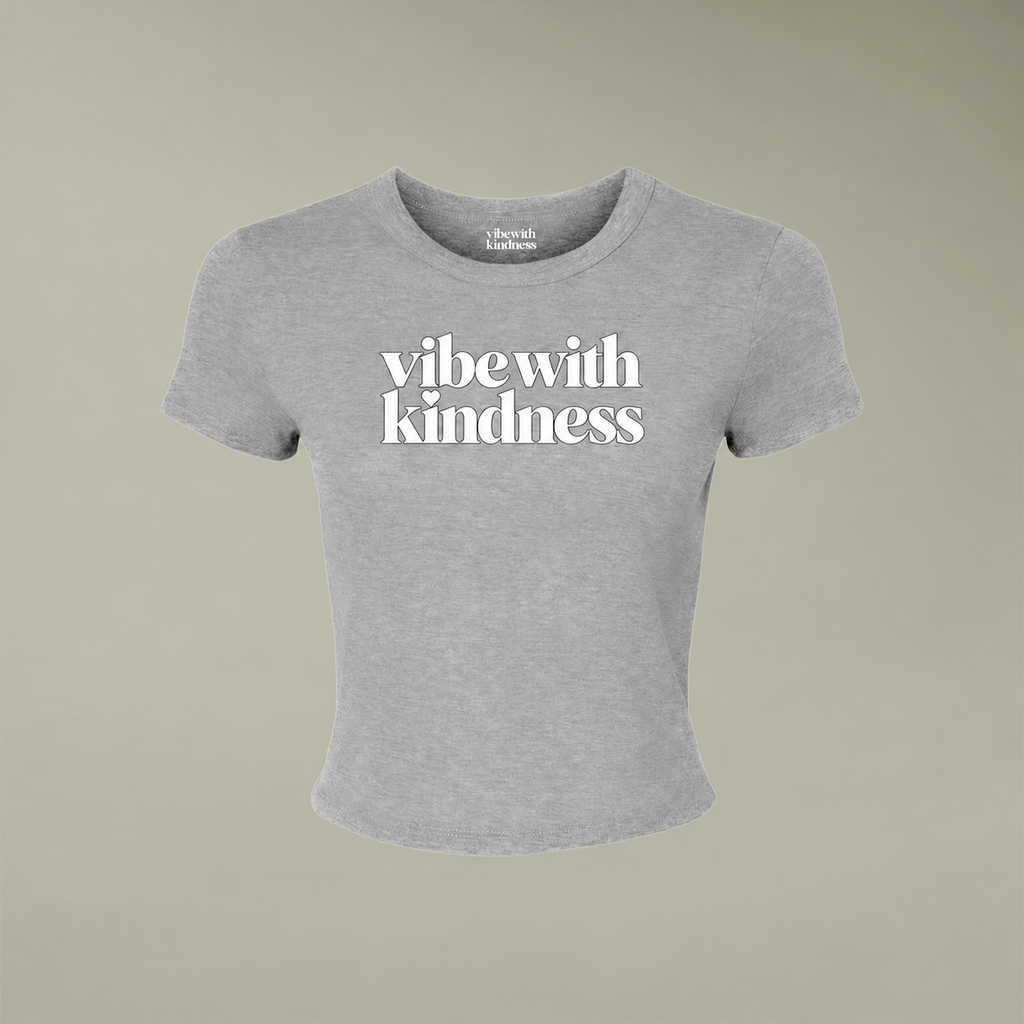 The OG White Logo Micro-Rib Baby Tee
